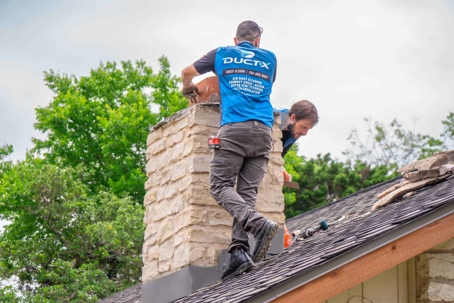 Duct-X repairing a chimney