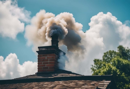 chimney on fire